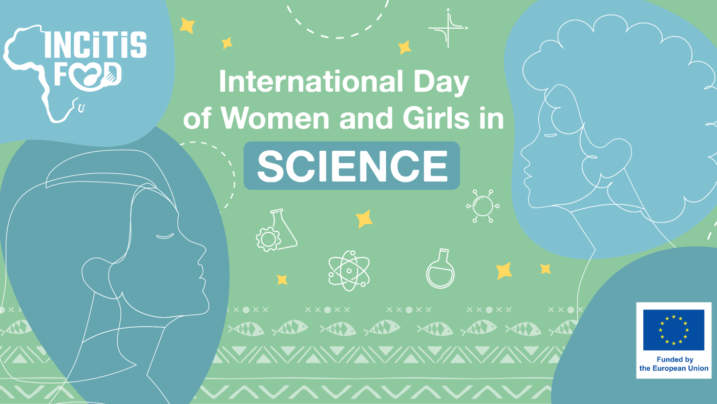 This is the main visual that represents celebrating Women and Girls in Science
