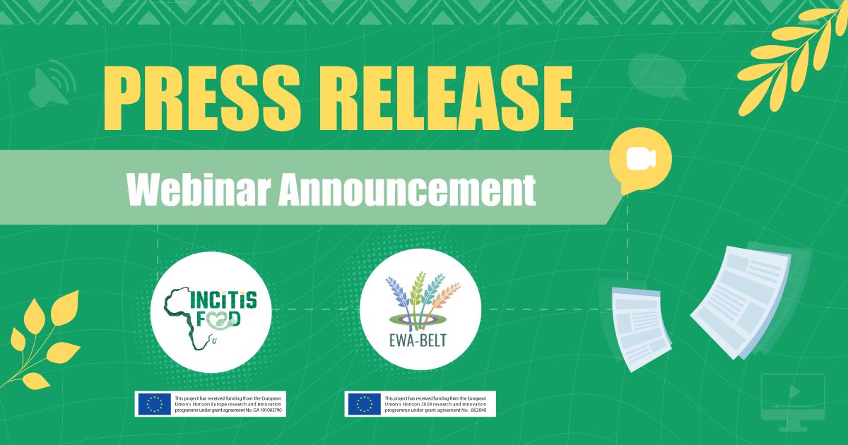 Main visual presenting our webinar on topic of Crop Production