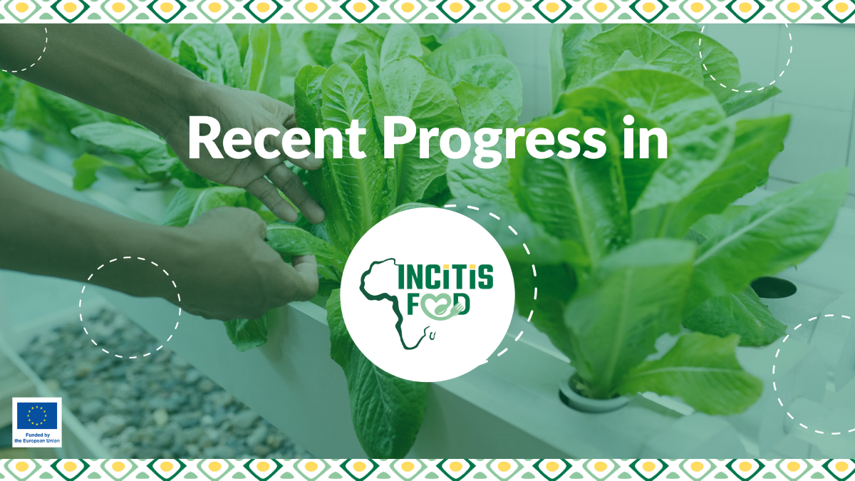 Main visual presenting our blog post about INCiTiS-FOOD progress and accomplishments