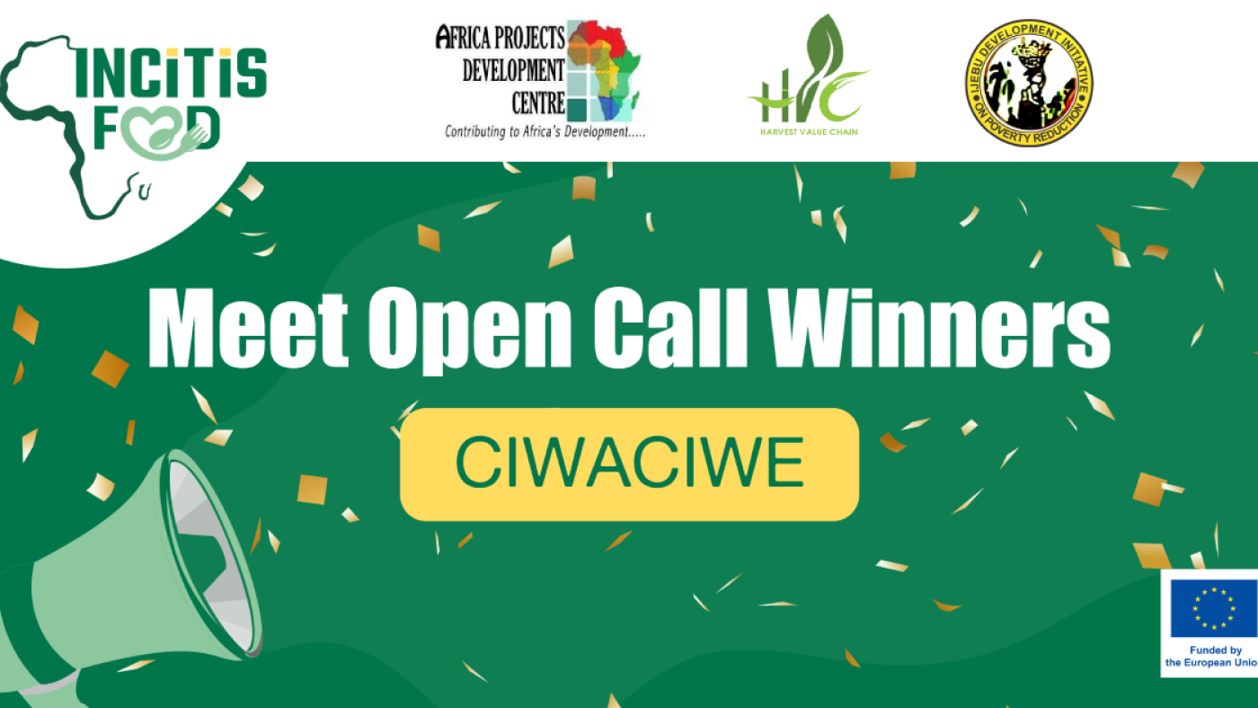 Meet INCiTiS-FOOD Open Call Winners: Spotlight on CIWACIWE