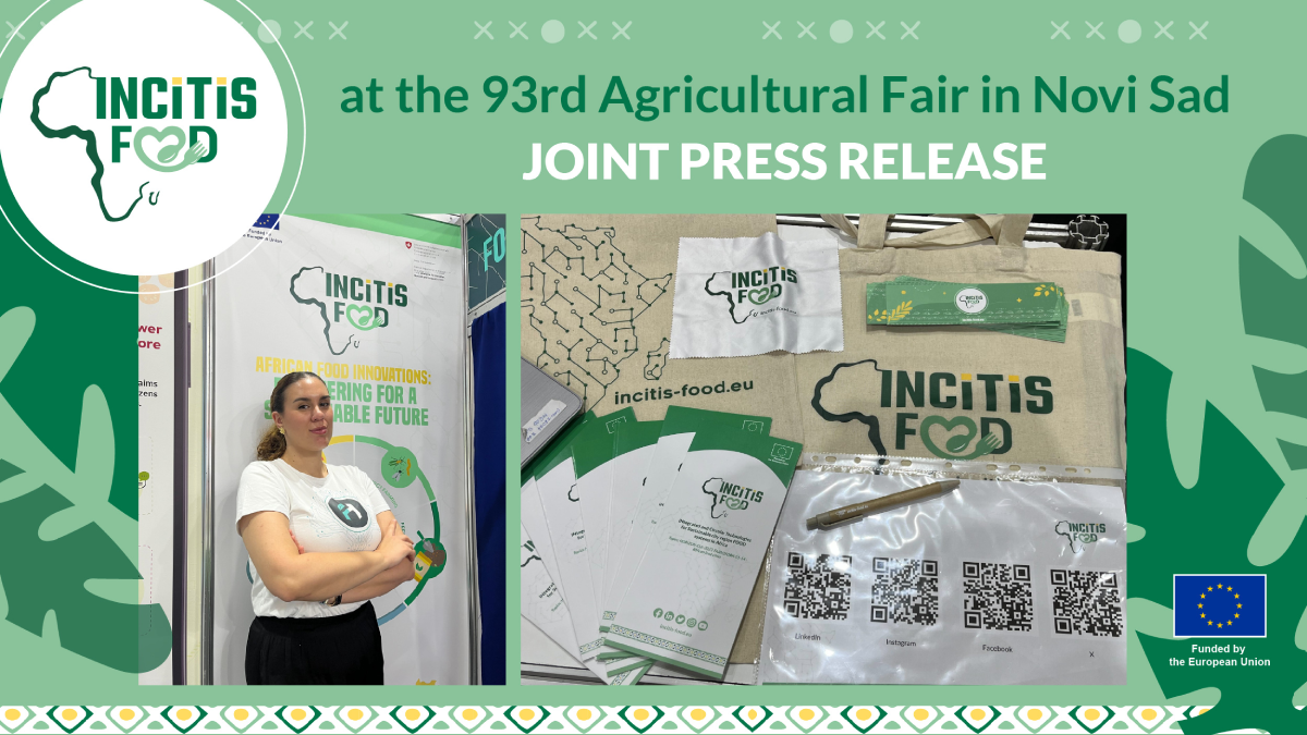 INCiTiS-FOOD at the International Agricultural Fair in Novi Sad